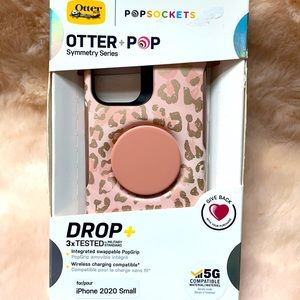 Otterbox + Popsocket cheetah print case